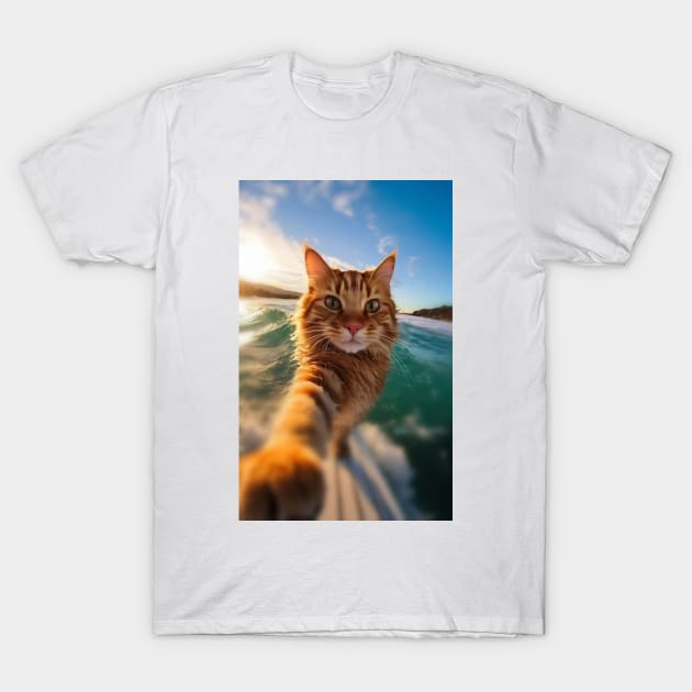 Cat, I Love Cats T-Shirt by ElRyan